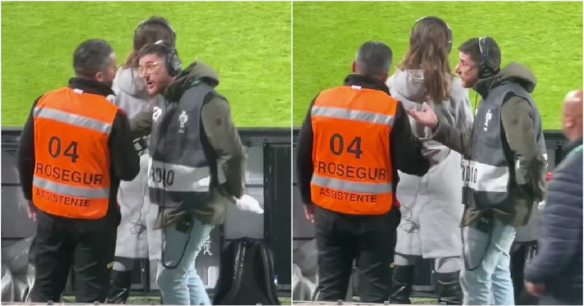 Jornalista da Antena 1 denunciou “episódio inacreditável” entre steward e apanha-bolas