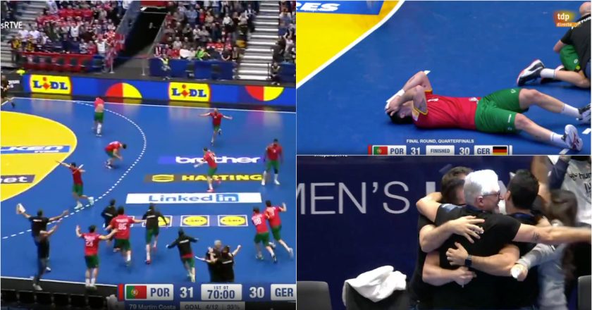 Relato ARREPIANTE aos instantes finais e golo de Portugal que garantiu a passagem às ‘meias’ do Mundial de Andebol (VÍDEO)