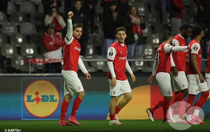 Vitória sobre a Lázio não foi suficiente e o Braga foi eliminado da Liga Europa