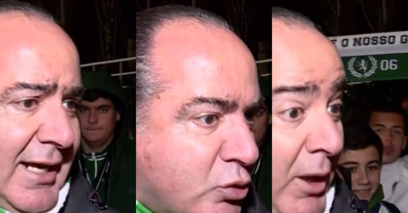 Adepto do Sporting tornou-se viral após derrota frente ao Borussia Dortmund (VÍDEO)
