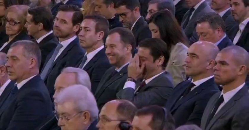 Rui Costa e Varandas às gargalhadas ao lado de Villas-Boas e António Salvador (VÍDEO)