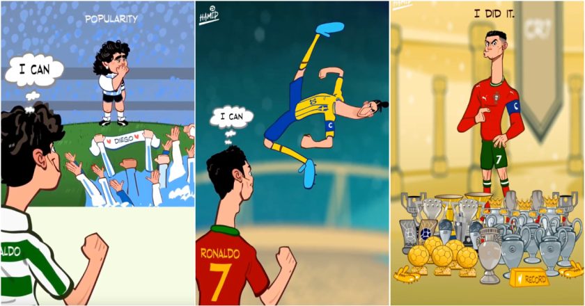 Animação mostra trajetória inspiradora de Ronaldo ao longo dos anos
