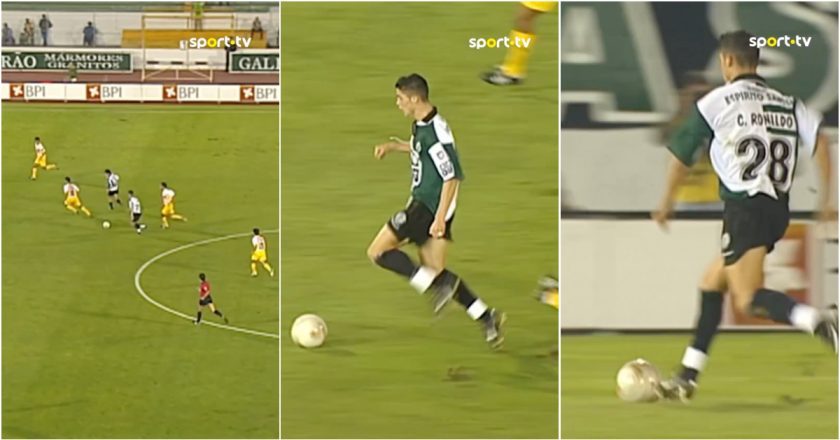 Em dia do seu 40º aniversário, Sporting recorda o 1º dos já 923 golos marcados por Cristiano Ronaldo