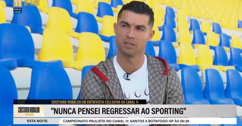Ronaldo revela que nunca pensou em regressar ao Sporting: “Não faz sentido”