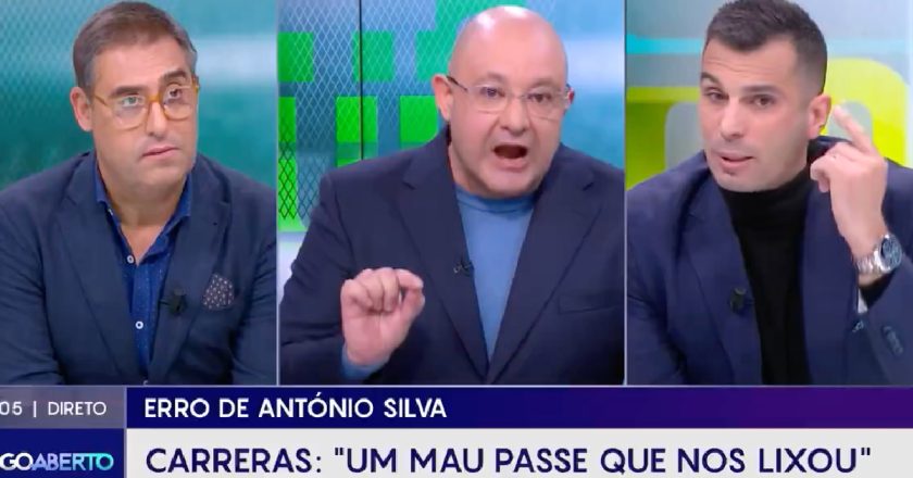 Ânimos exaltados em direto na SIC Notícias por causa de António Silva