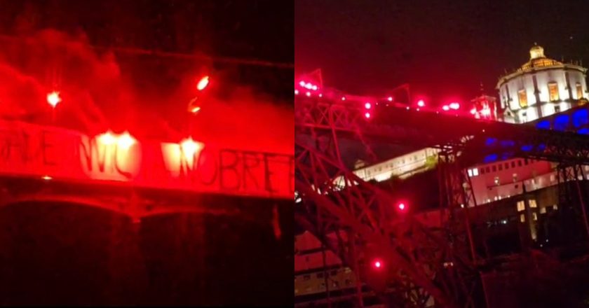 Adeptos do Benfica invadiram o Porto e já começaram as provocações (VÍDEO)