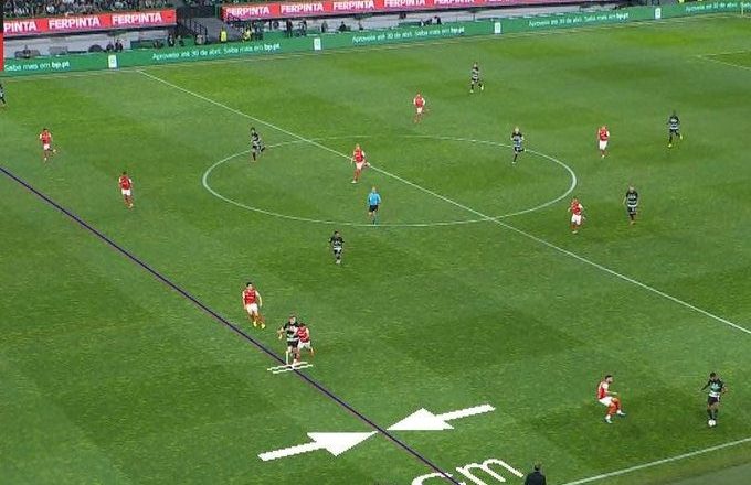 O golo anulado ao Sporting por … 3 cm! (VÍDEO)