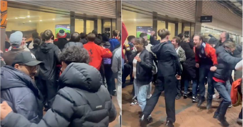 Adeptos abandonaram Old Trafford antes do apito final e celebraram reviravolta época fora do estádio, proibidos de entrar (VÍDEO)
