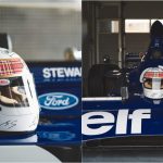 Michael Schumacher assina capacete com ajuda da esposa para leilão solidário