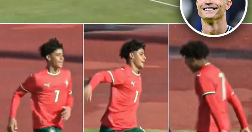 Cristianinho estreia-se a marcar pela seleção e celebrou com o ‘siiii’ do pai (VÍDEO)