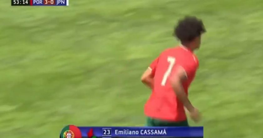 O momento em que Cristianinho se estreou pela seleção portuguesa (VÍDEO)