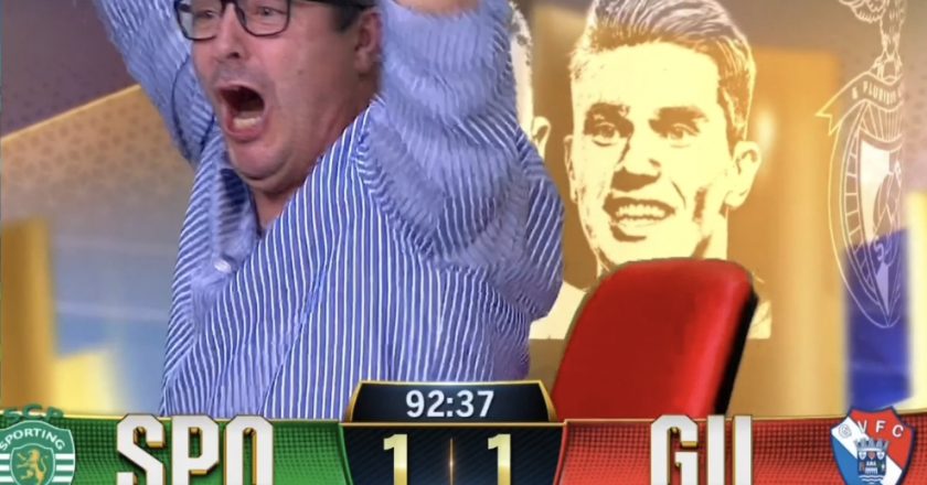 Fernando Mendes foi à loucura com o golo nos descontos que deu a vitória (VÍDEO)