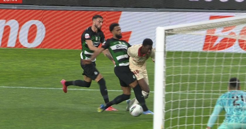 A grande penalidade para o Gil Vicente contra o Sporting que está a dar que falar (VÍDEO)