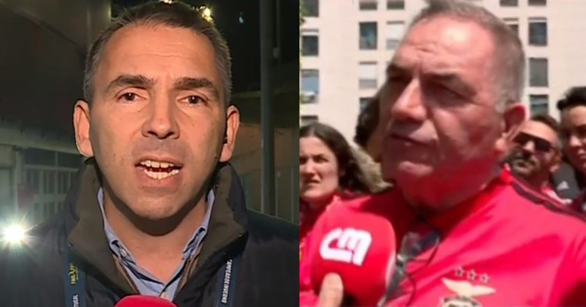 Pedro Neves Sousa tentou entrevista adepto benfiquista e este foi curto e grosso: “não falo para a CMTV” (VÍDEO)