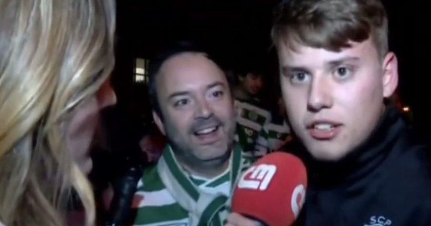 Adepto do Sporting ARRASA adeptos do Benfica que estavam no Estádio da Luz (VÍDEO)