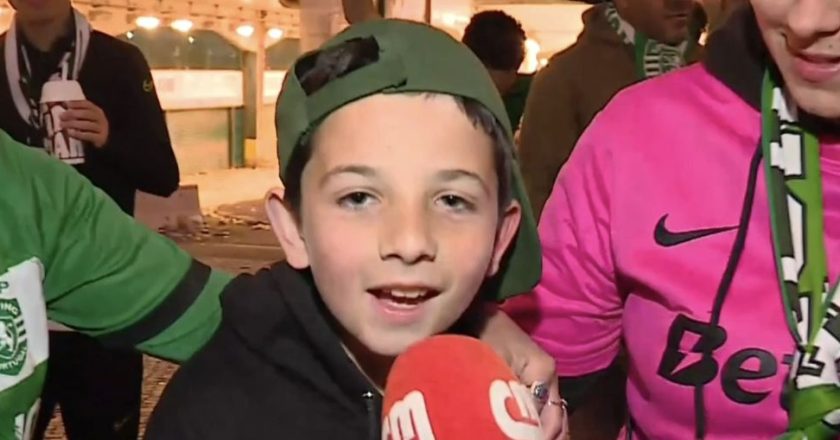 Jovem adepto do Sporting tornou-se viral: “A festa foi só adiada, Benfica é mer..” (VÍDEO)