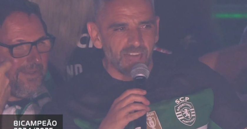 Declarações de Rui Borges durante a festa do título estão a dar que falar (VÍDEO)