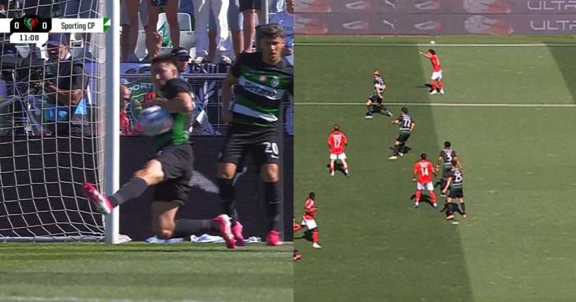 Godinho assinalou penalti a favor do Benfica e o VAR mandou reverter (VÍDEO)