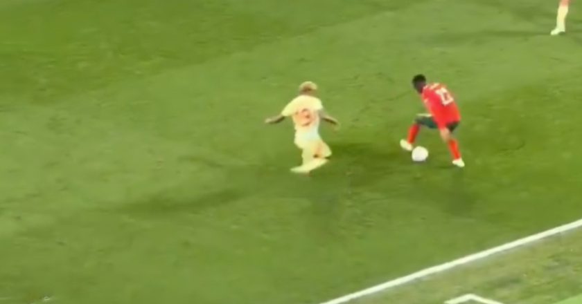 Finta de Nuno Mendes a Lamine Yamal corre o mundo! (VÍDEO)