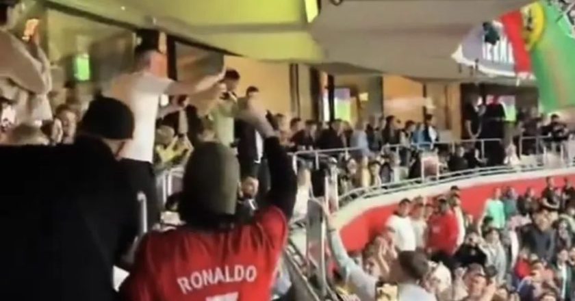 Adeptos portugueses confrontaram Ribéry após o golo de Cristiano Ronaldo (VÍDEO)