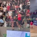 Adepto do Benfica agrediu um polícia durante o jogo de futsal (VÍDEO)