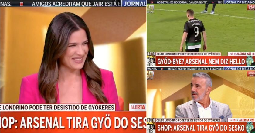 Jornalista da CMTV afirma que Arsenal virou baterias para “S&x@” em detrimento de Gyökeres