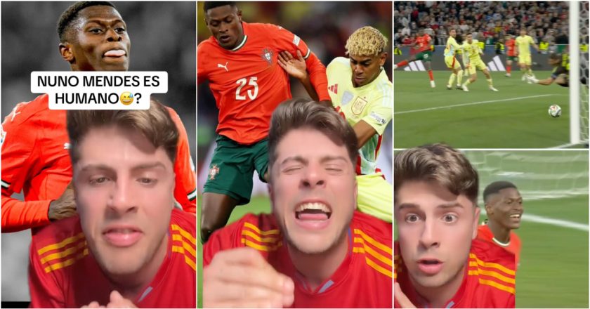 Espanhol rendido a Nuno Mendes… “não é humano… é o melhor lateral esquerdo do mundo”