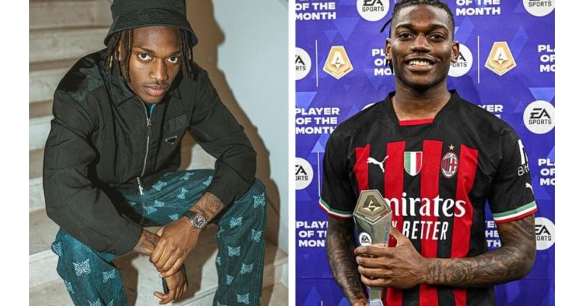 Jogador e rapper Rafael Leão lança single dedicado aos filhos