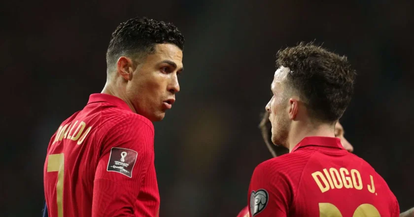 A explicação para Cristiano Ronaldo ter faltado à despedida de Diogo Jota