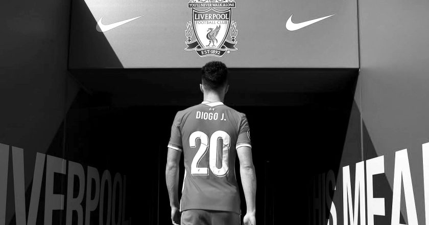 Liverpool aceitou pedido dos adeptos e o nº 20 será retirado em memória de Diogo Jota