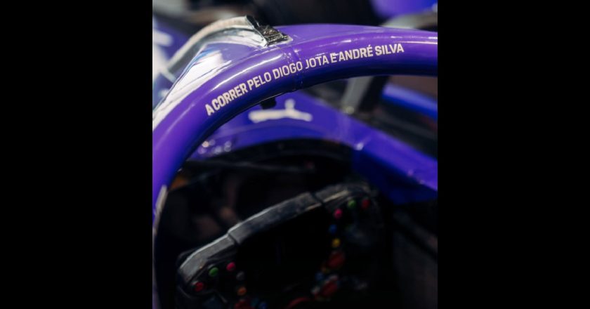 Félix da Costa personaliza carro de Formula E com os nomes de Diogo Jota e André Silva