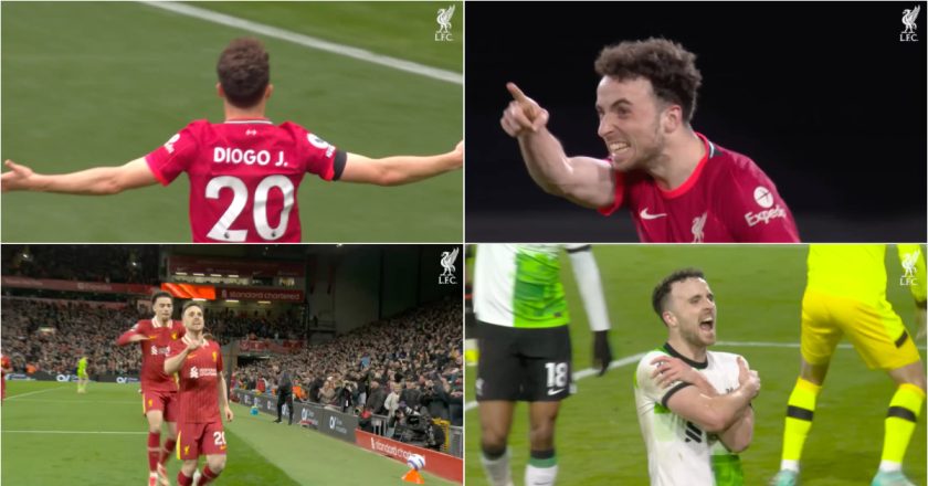 Liverpool partilha vídeo com todos os golos de Diogo Jota pelos Reds