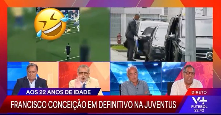 Peixeirada total entre Manuel Moura dos Santos e Tiago Girão no V+ Futebol da TVI