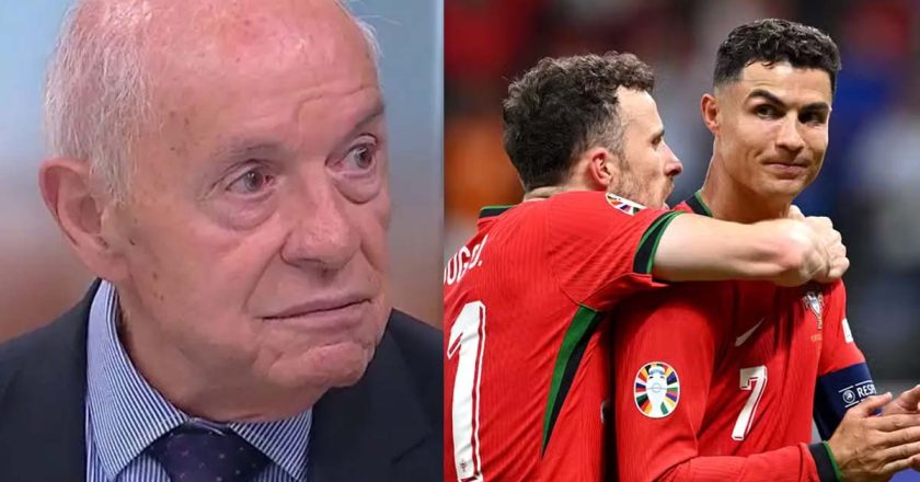 Ronaldo arrasado em direto na SIC por falhar despedida de Diogo Jota