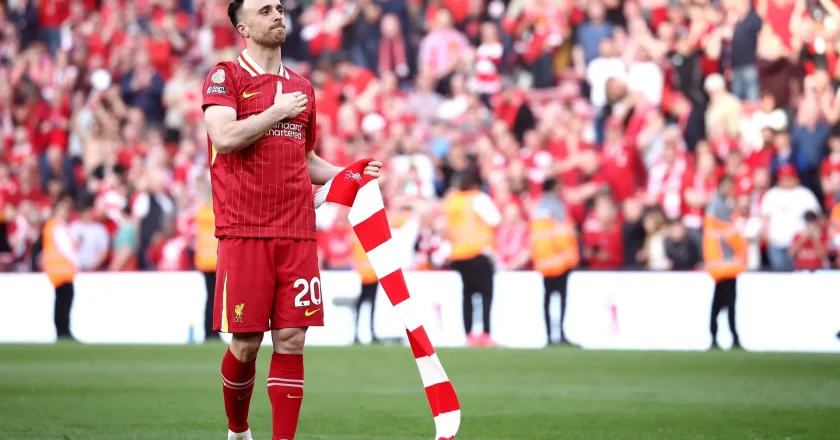 A nova homenagem do Liverpool a Diogo Jota que é de arrepiar