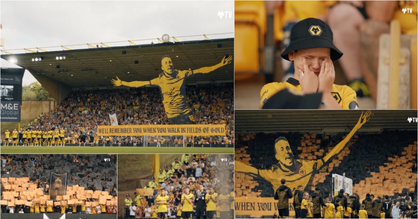 Wolverhampton partilha bastidores emocionantes da homenagem a Diogo Jota