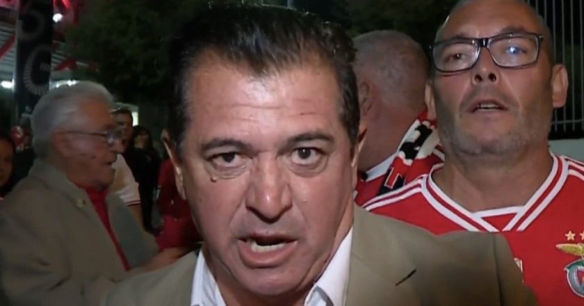 Adepto do Benfica chamou burro a Bruno Lage e ainda pediu o regresso de Luis Filipe Vieira (VÍDEO)