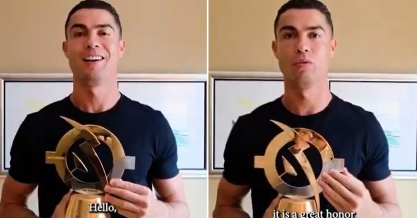 Cristiano Ronaldo recebe prémio individual que promete dar que falar