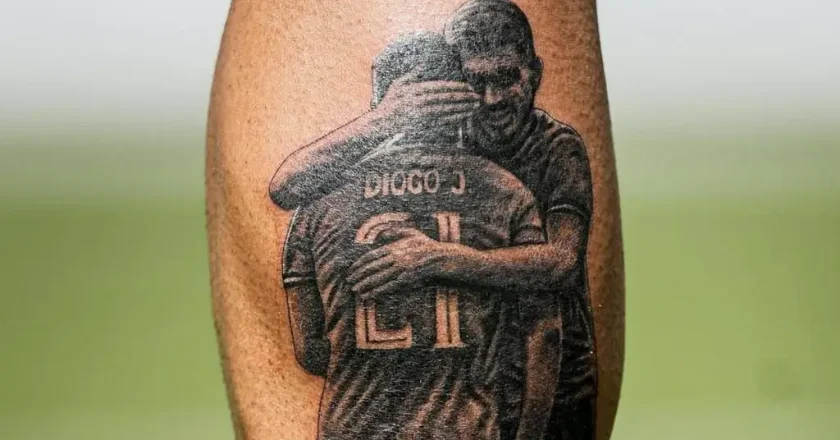 Rúben Neves fez uma tatuagem de homenagem a Diogo Jota