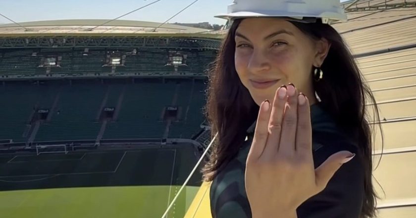 Influencer subiu ao topo do Estádio de Alvalade e fez o impensável (VÍDEO)