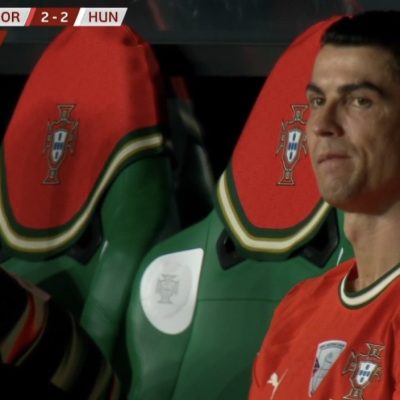 Reação de Cristiano Ronaldo ao golo do empate da Hungria está a dar que falar (VÍDEO)