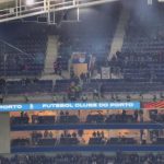Adeptos do Nice abandonaram o jogo contra o FC Porto ao intervalo e já se sabe o motivo