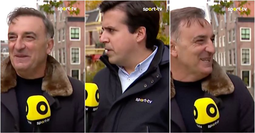 Carlos Carvalhal surpreende durante direto da Sport TV: “Cheira-me a ganza aqui”