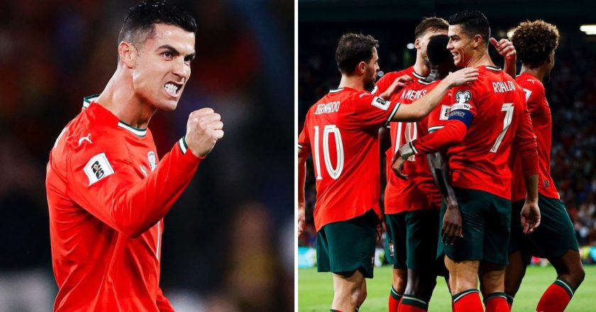 Fora do jogo decisivo, Cristiano Ronaldo já reagiu ao apuramento de Portugal