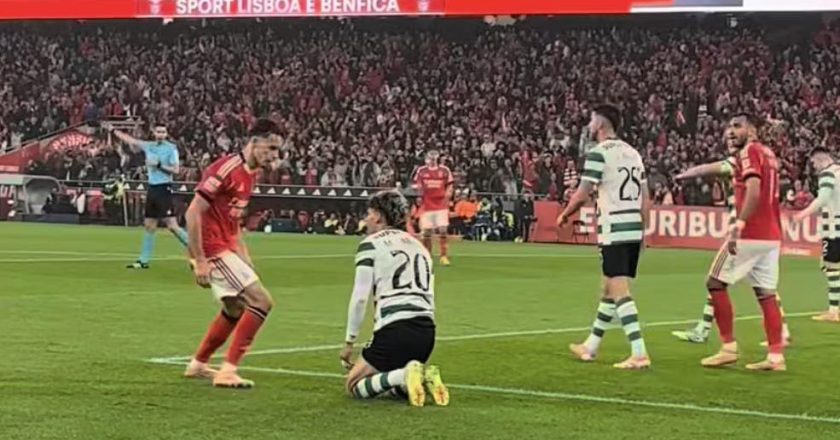 O que a maioria não viu e está a dar que falar: Dedic foi festejar o golo na cara de Maxi Araújo