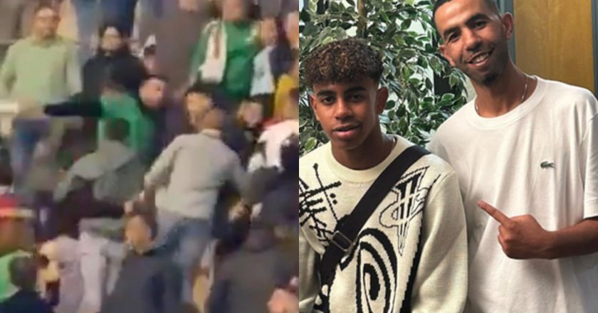 Pai de Yamal foi agredido por um adepto do Bétis após provocações (VÍDEO)