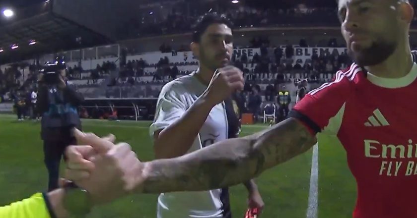 Reveladas imagens da bodycam do árbitro no jogo do Benfica (VÍDEO)